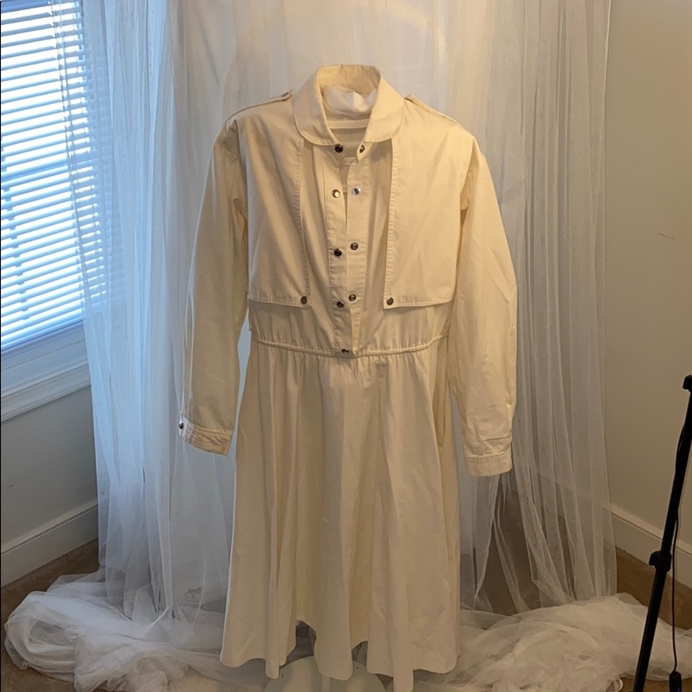 Off White, vintage, flare dress